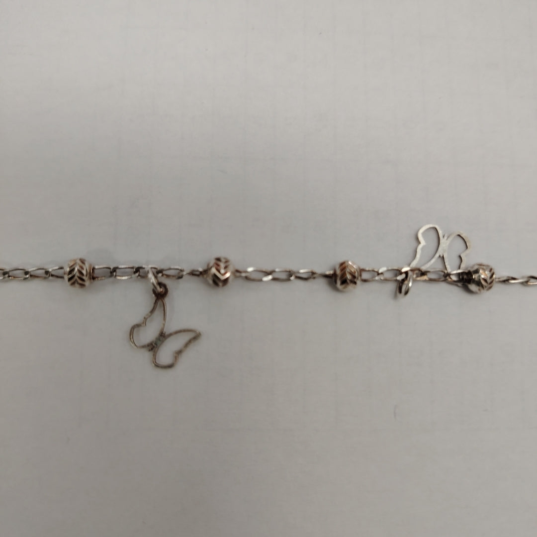 PULSERA TEJIDO ESPECIAL PLATA .925 18 CM 2.8 GR (NUEVO)