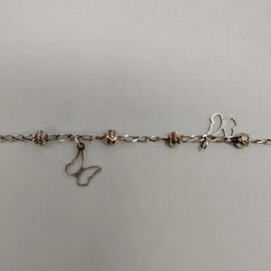 PULSERA TEJIDO ESPECIAL PLATA .925 18 CM 2.8 GR (NUEVO)