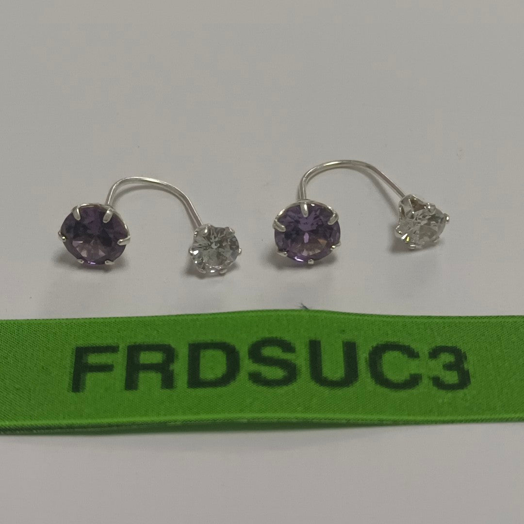 ARETES PAR PLATA 1.2 GRMS (SEMINUEVO)