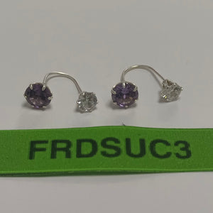 ARETES PAR PLATA 1.2 GRMS (SEMINUEVO)