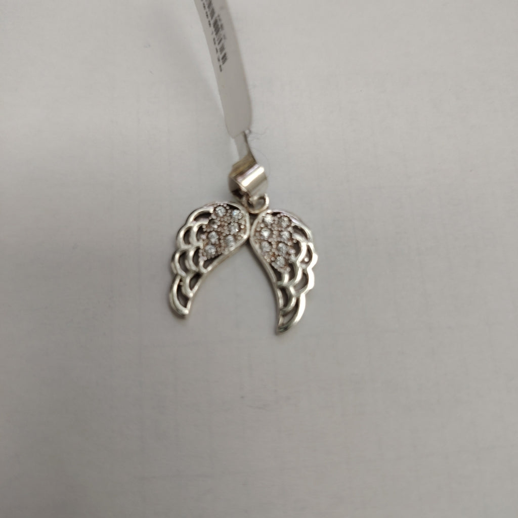 DIJE ALAS C/CIRCONIAS PLATA .925 2.2 GR (NUEVO)