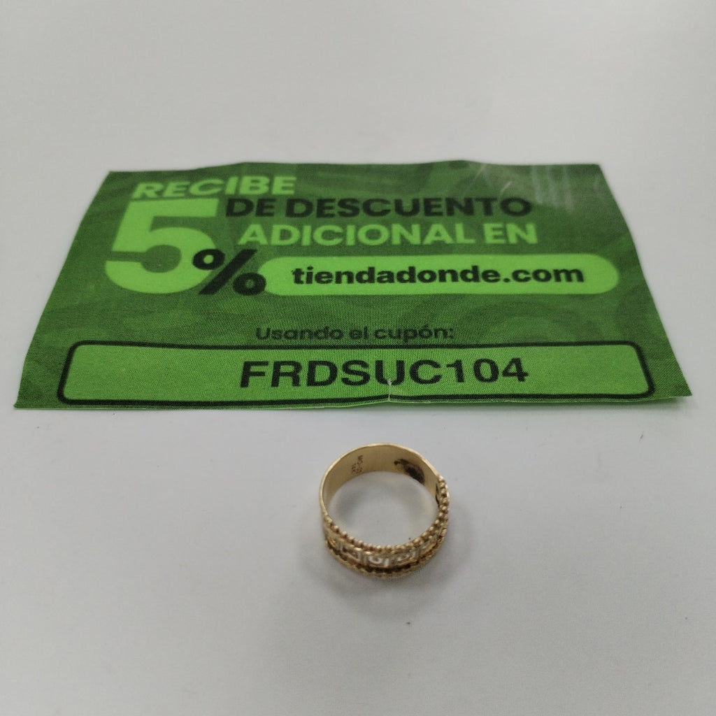 ANILLO ORO 14 K 3 GRMS (SEMINUEVO)
