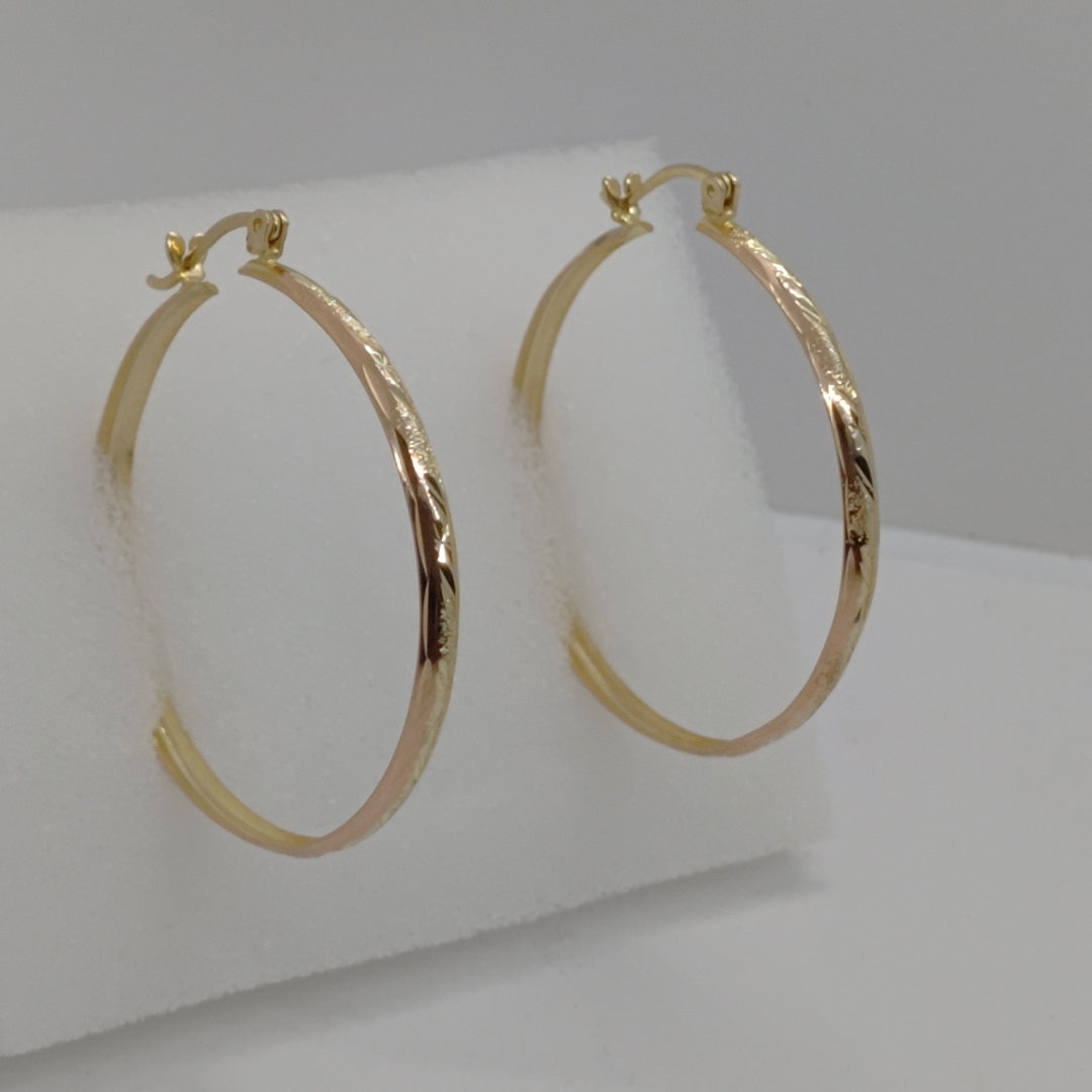 ARRACADAS PAR ORO 10 K 3,50 GRMS (SEMINUEVO)