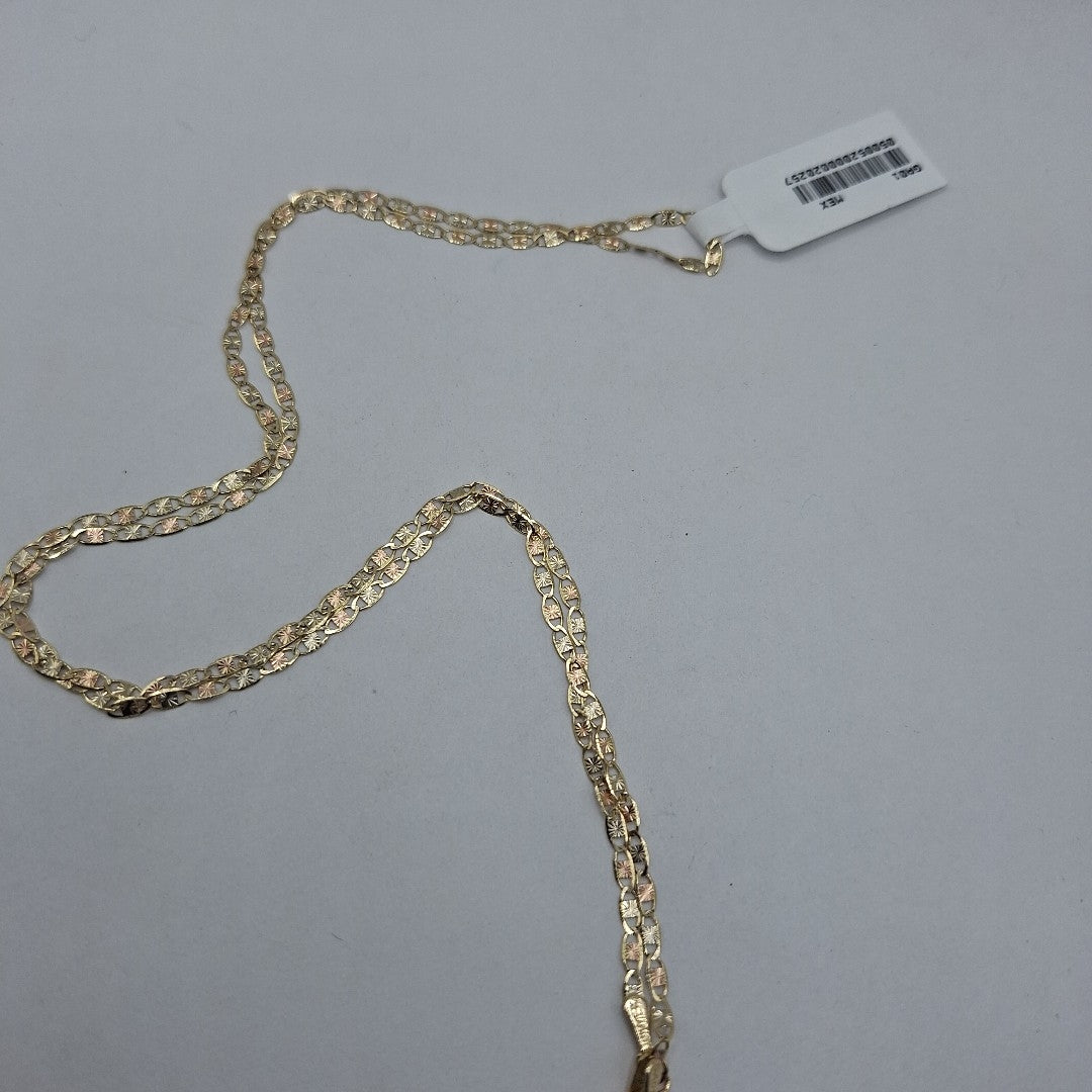 CADENAS TEJIDO GUCHI ORO 10K 60 CM 2.9 GR (NUEVO)