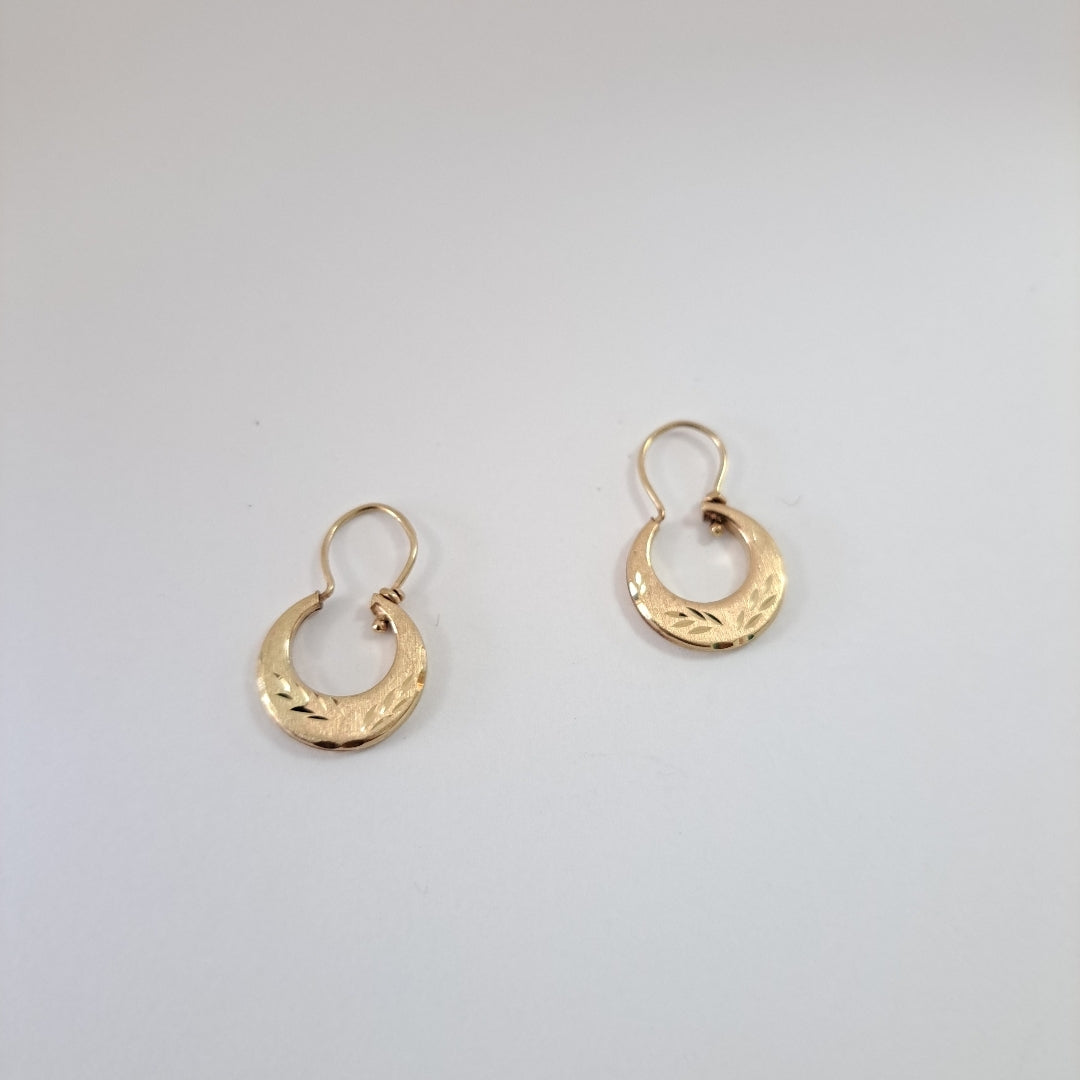 ARRACADAS PAR ORO 10 K 1,20 GRMS (SEMINUEVO)