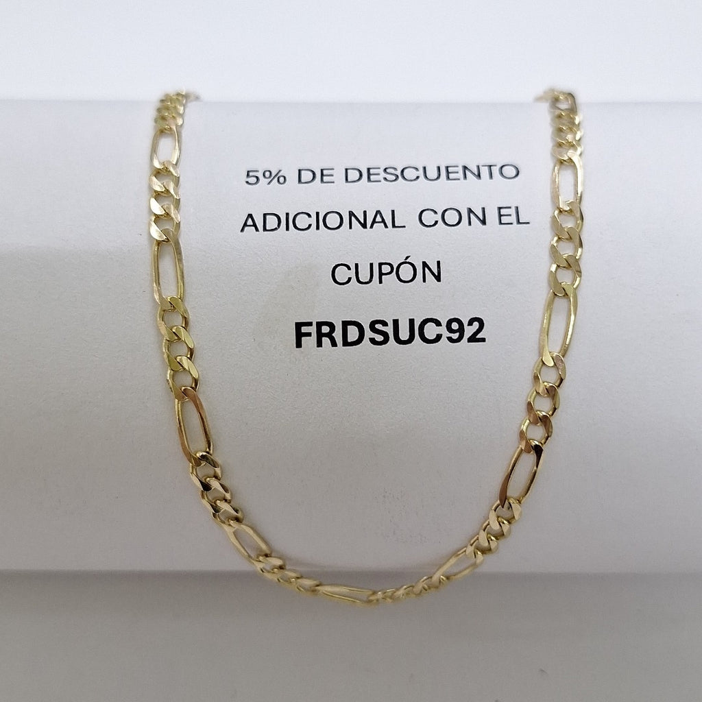 PULSERAS 3X1 ORO 14K 21 CM 3.4 GR (NUEVO)