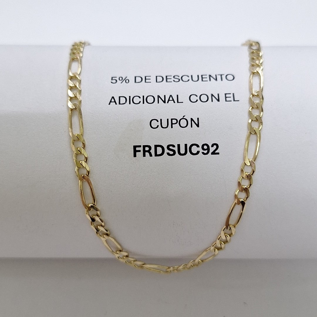PULSERAS 3X1 ORO 14K 21 CM 3.4 GR (NUEVO)