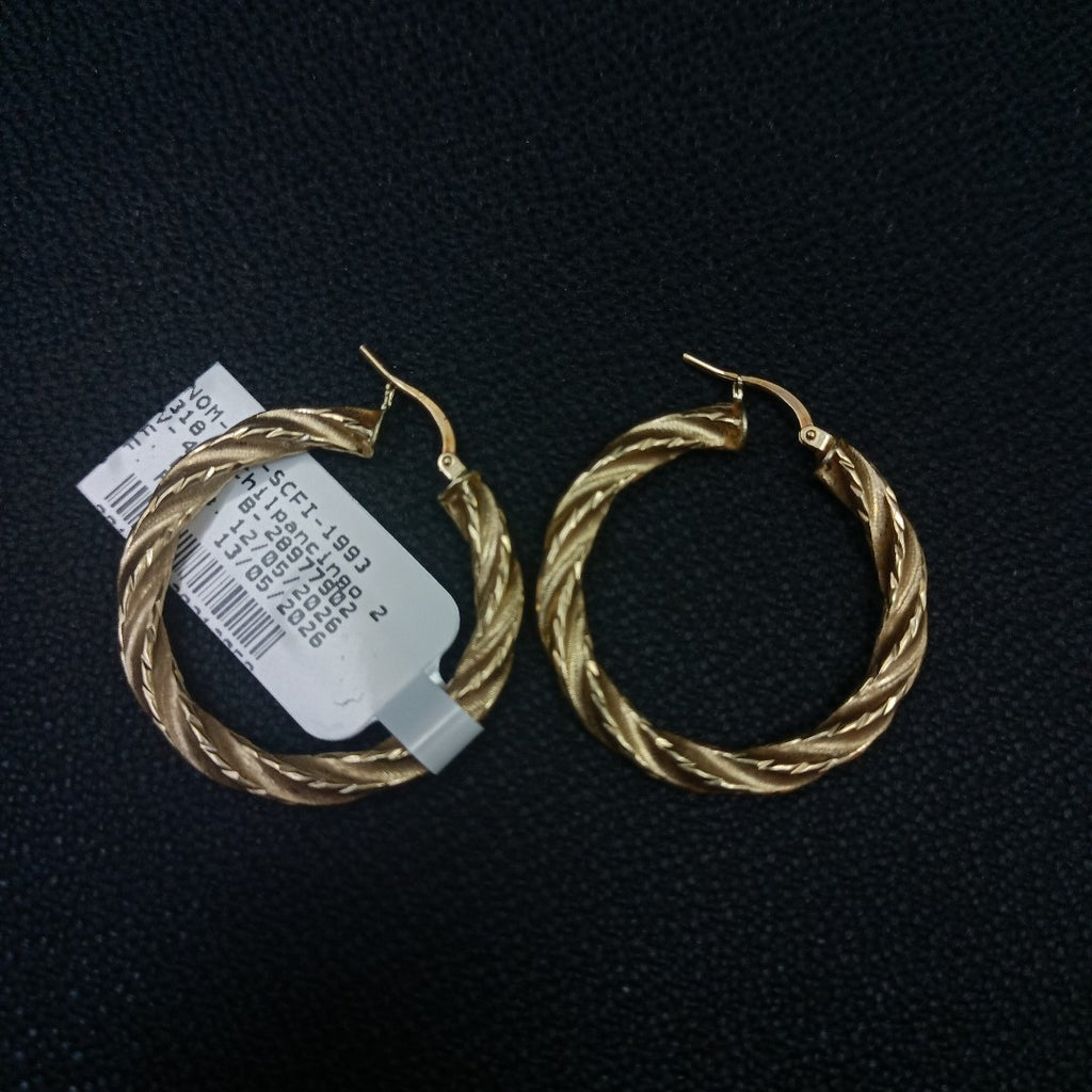 ARRACADAS PAR ORO 14 K 4 GRMS (SEMINUEVO)