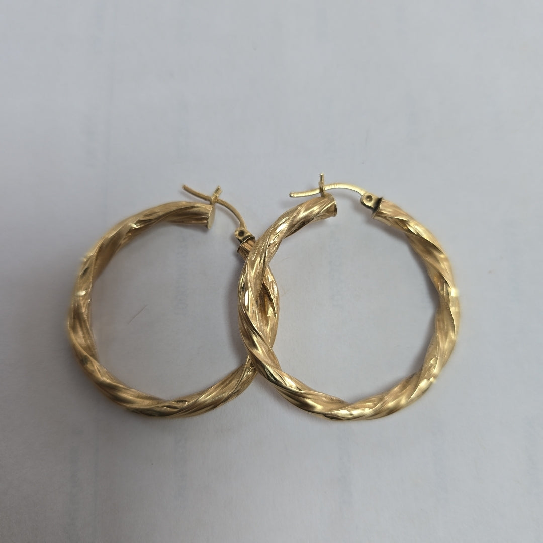 ARRACADAS PAR ORO 14 K 4.2 GRMS (SEMINUEVO)