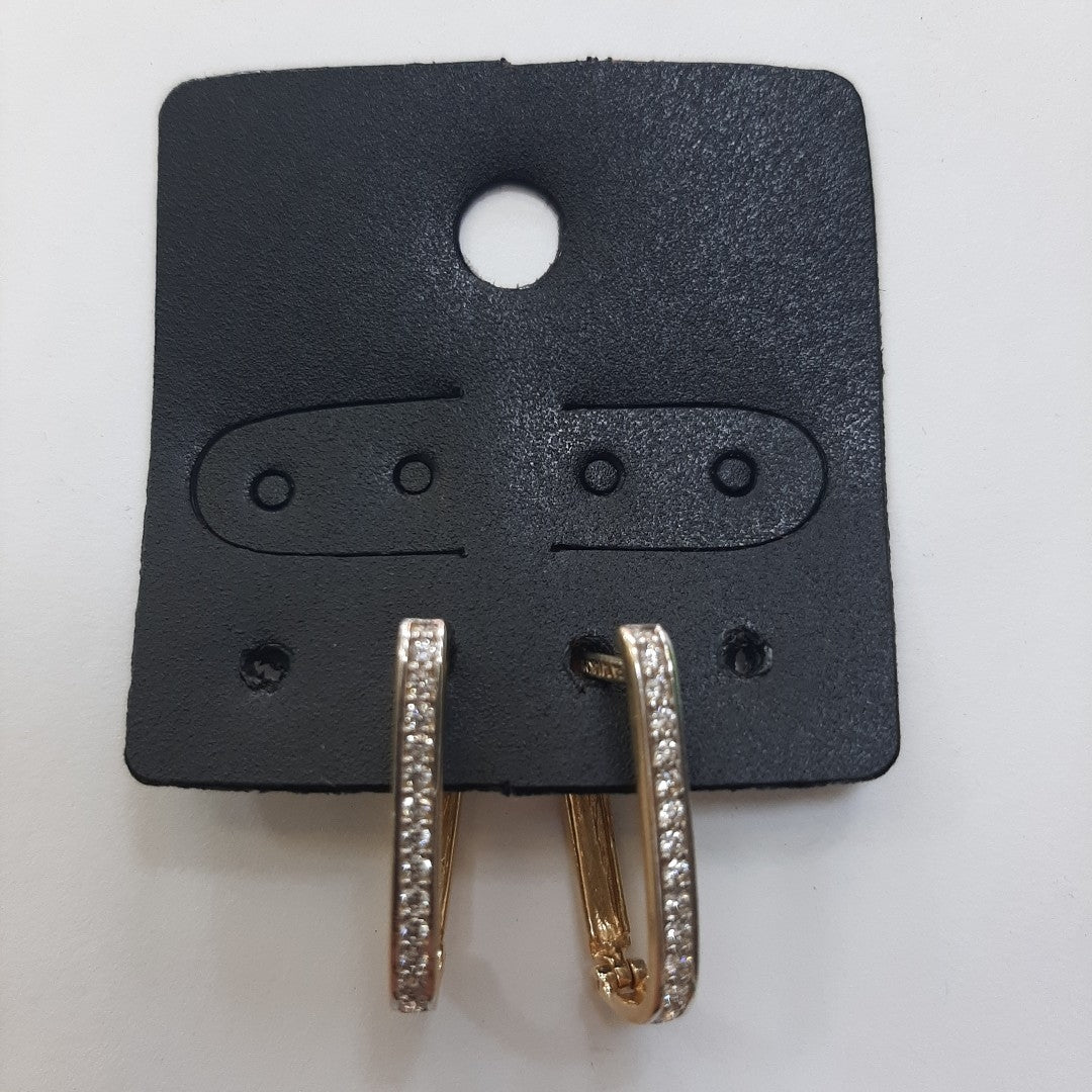ARRACADAS PAR ORO 14 K 2.5 GRMS (SEMINUEVO)