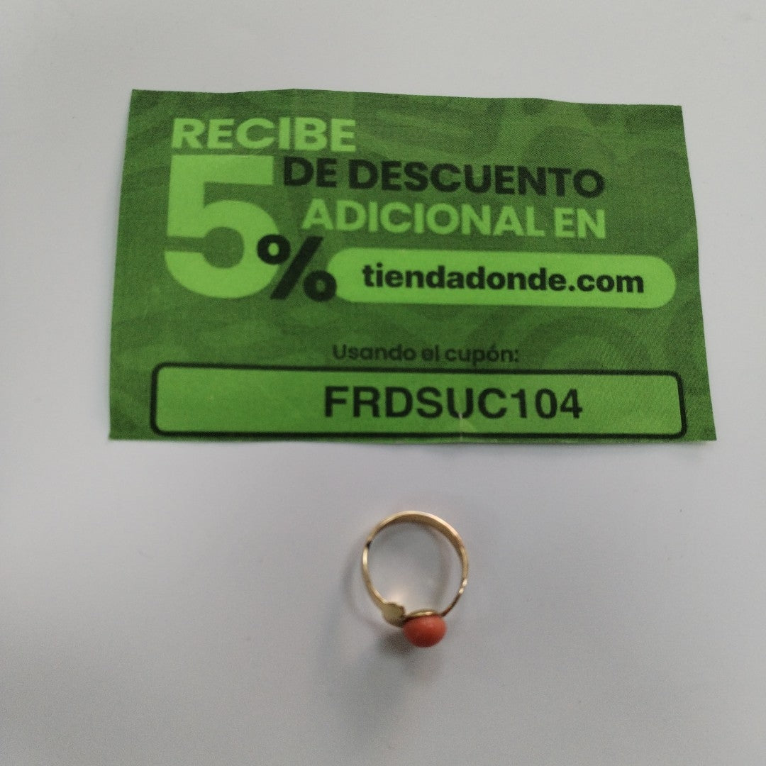 ANILLO ORO 14 K 3.1 GRMS (SEMINUEVO)