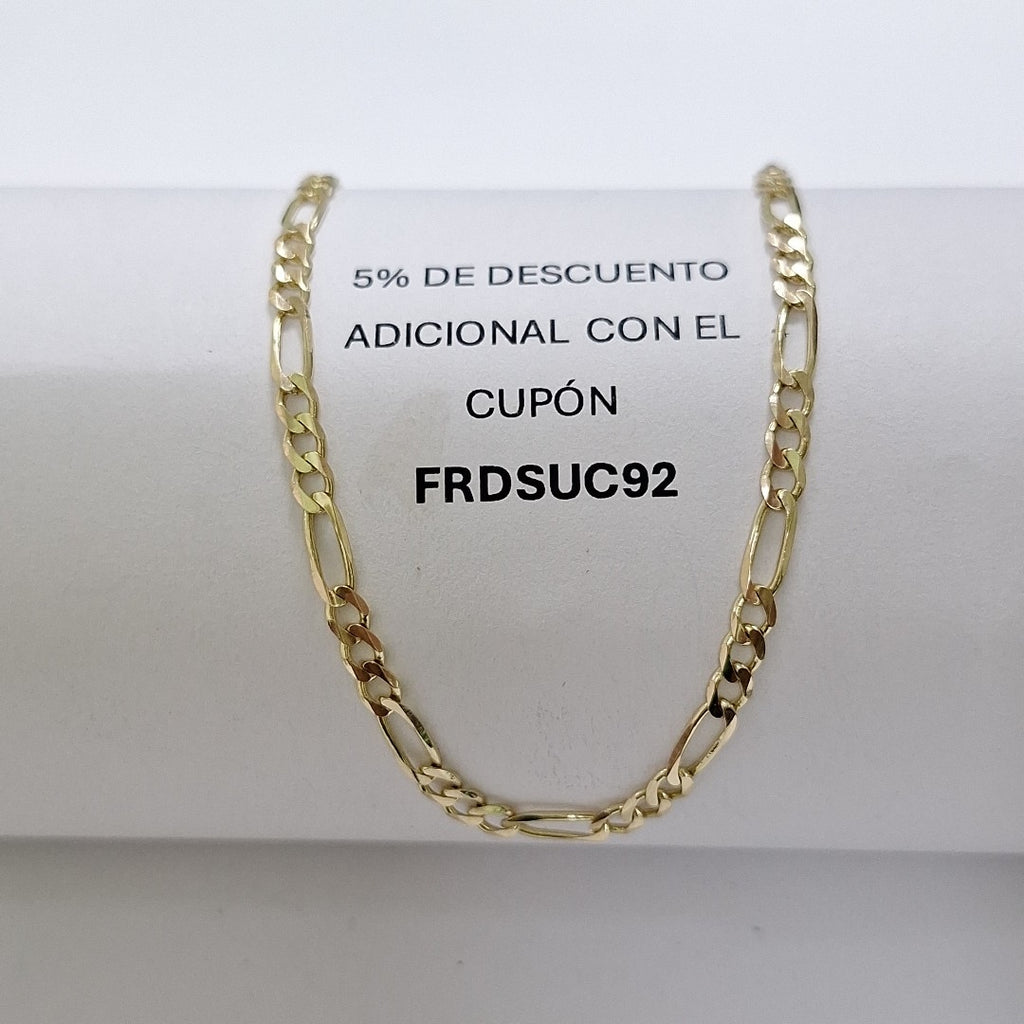 PULSERAS 3X1 ORO 14K 21 CM 3.3 GR (NUEVO)