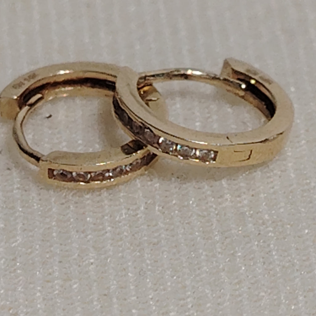 ARRACADAS PAR ORO 14 K 1,40 GRMS (SEMINUEVO)