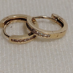 ARRACADAS PAR ORO 14 K 1,40 GRMS (SEMINUEVO)