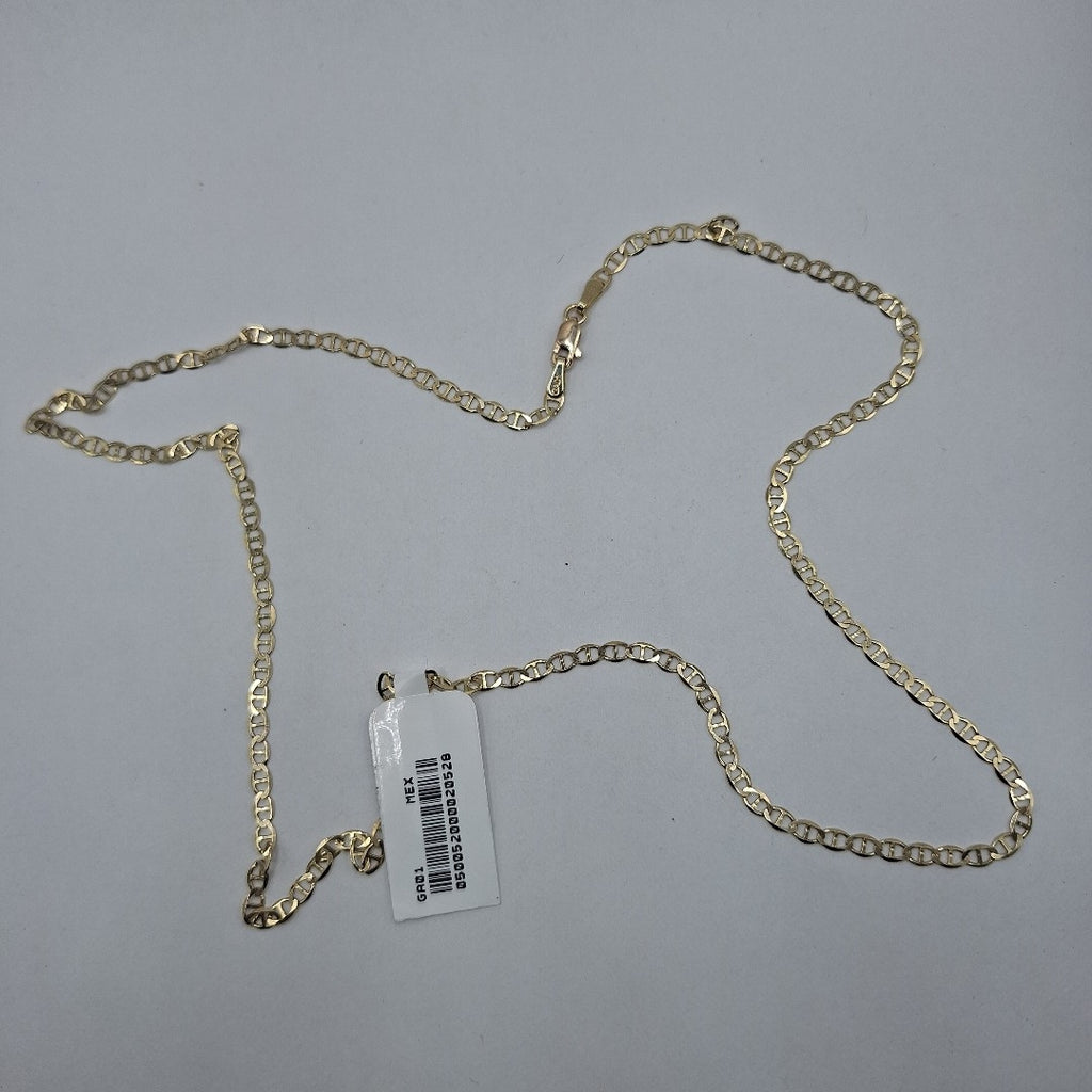 CADENAS TEJIDO GUCHI ORO 10K 55 CM 4.5 GR (NUEVO)