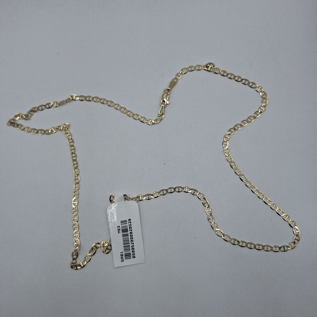 CADENAS TEJIDO GUCHI ORO 10K 55 CM 4.5 GR (NUEVO)