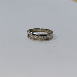 ANILLITO ORO BLANCO 14 K 3 GRMS (SEMINUEVO)