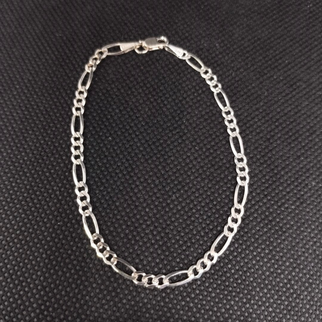 PULSERA TEJIDO 3X1 PLATA .925 18 CM 2.8 GR (NUEVO)
