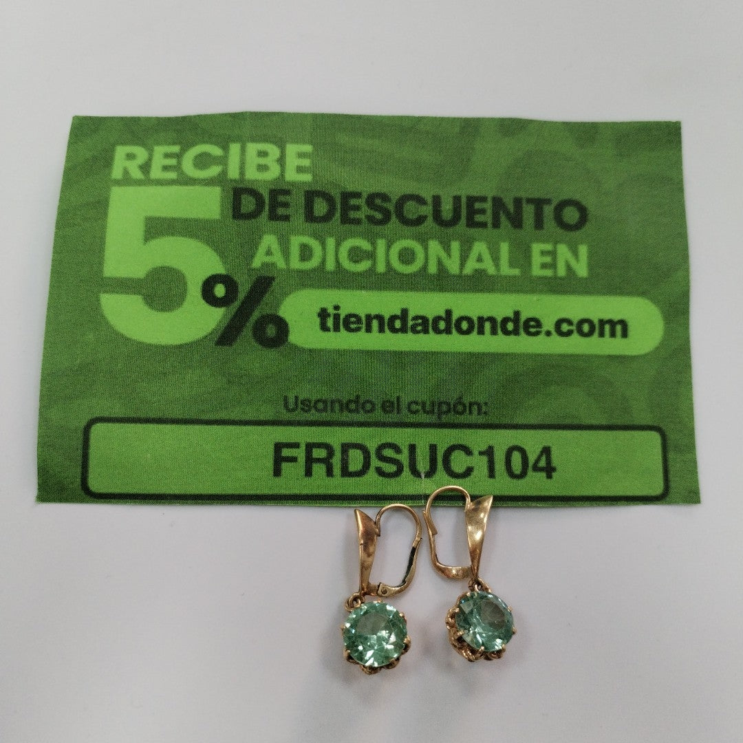 ARETES PAR ORO 14 K 6.6 GRMS (SEMINUEVO)