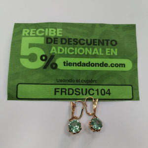 ARETES PAR ORO 14 K 6.6 GRMS (SEMINUEVO)