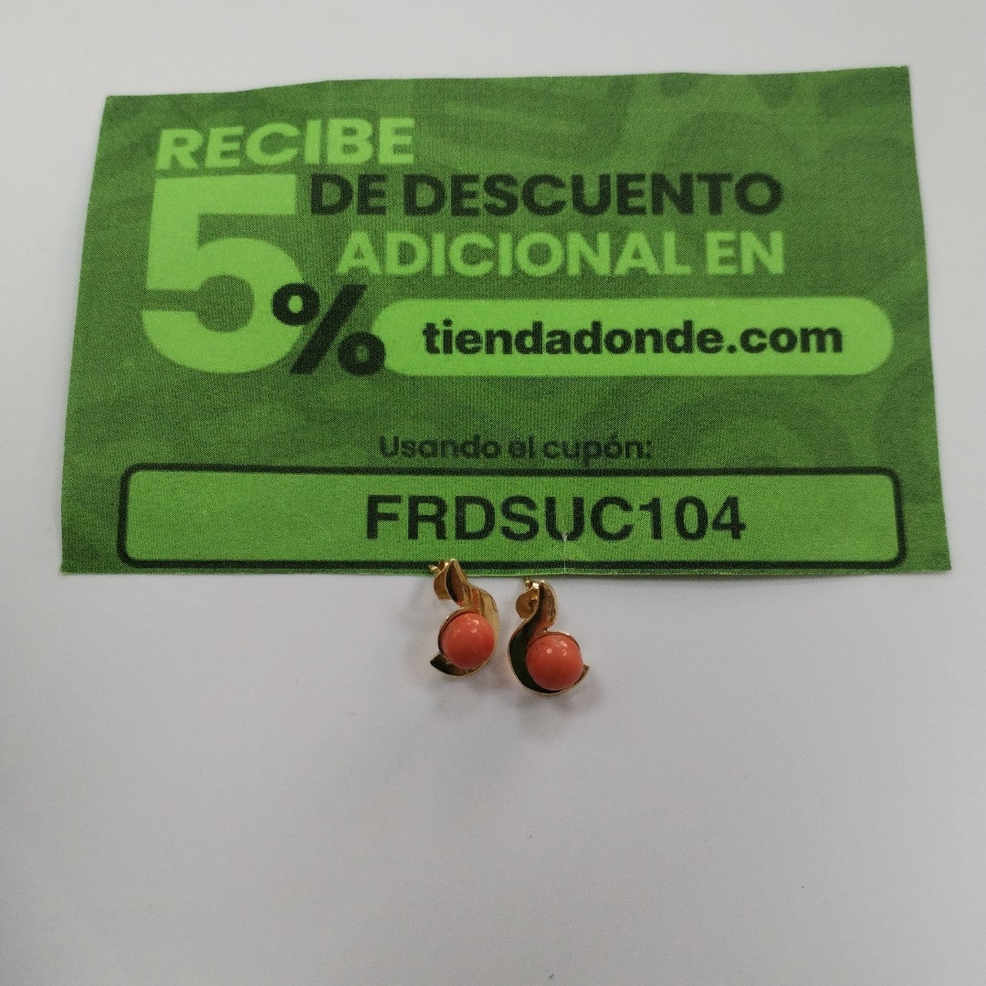 ARETES PAR ORO 14 K 2.9 GRMS (SEMINUEVO)