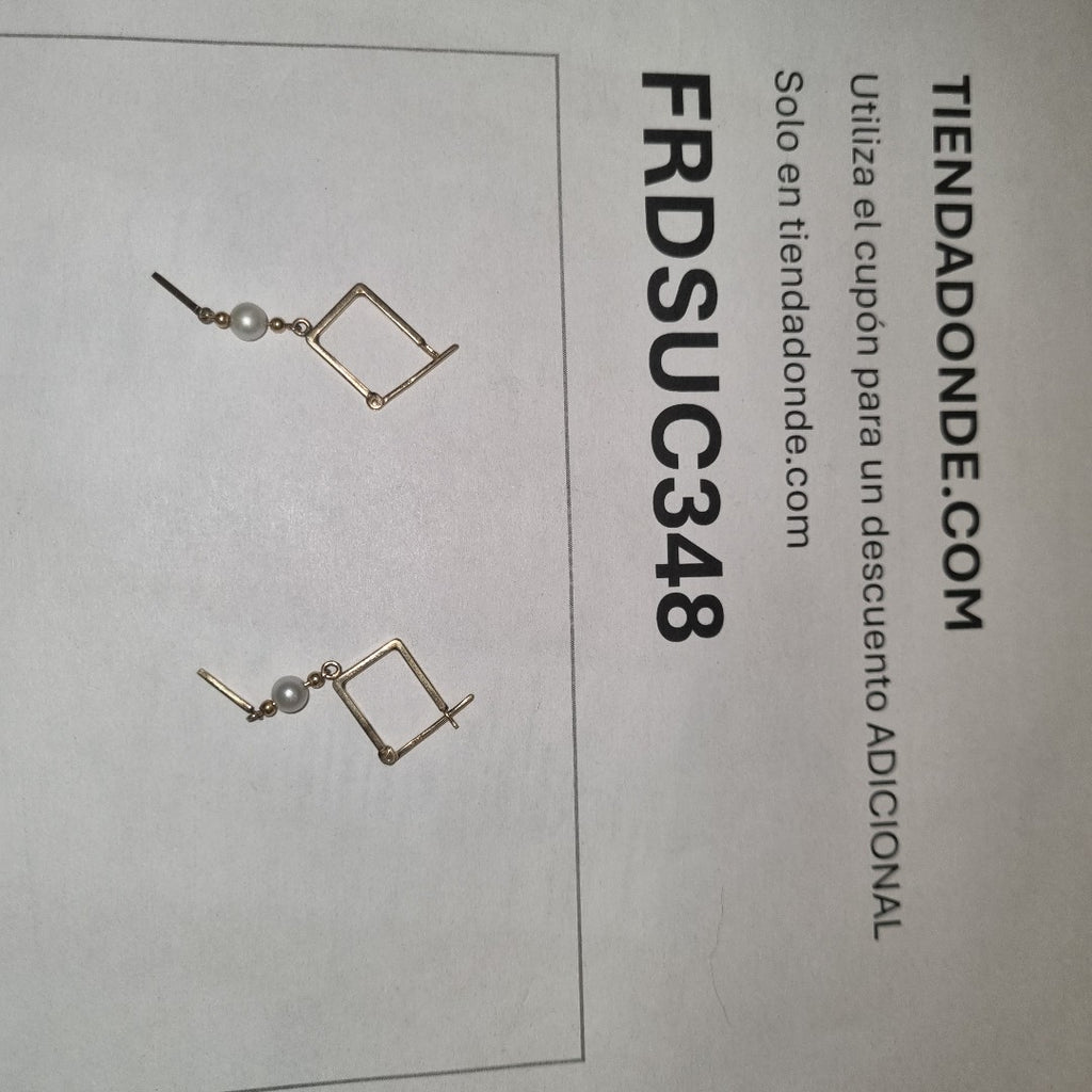ARETES PAR ORO 14 K 3.1 GRMS (SEMINUEVO)