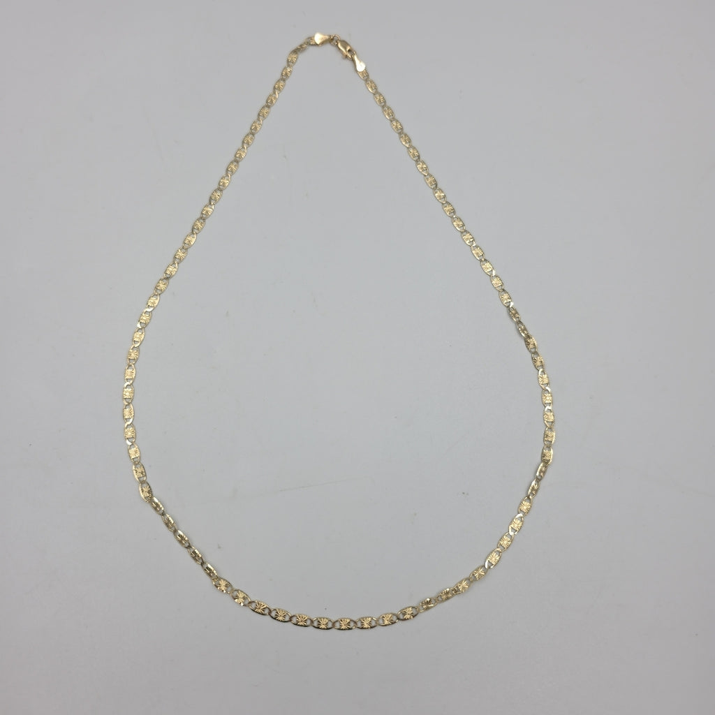 CADENAS TEJIDO GUCHI ORO 14K 55 CM 6.9 GR (NUEVO)