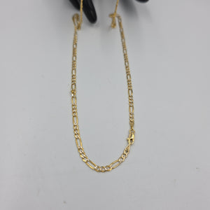 CADENAS 3X1 DIAMANTADA ORO 14K 55 CM 8.5 GR (NUEVO)