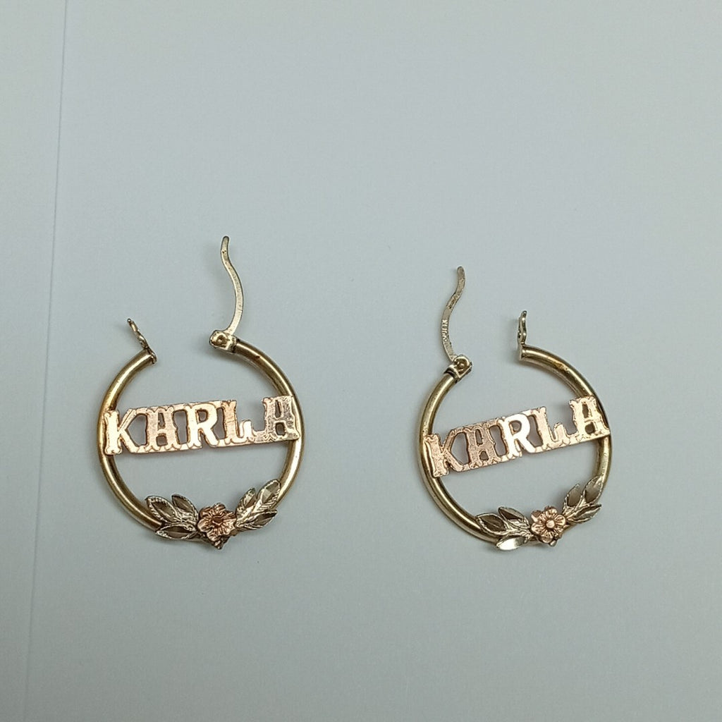 ARETES PAR ORO 14 K 3.8 GRMS (SEMINUEVO)