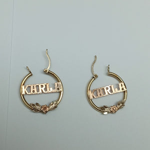 ARETES PAR ORO 14 K 3.8 GRMS (SEMINUEVO)
