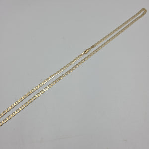 CADENAS TEJIDO MARINERA ORO 14K 55 CM 7.8 GR (NUEVO)