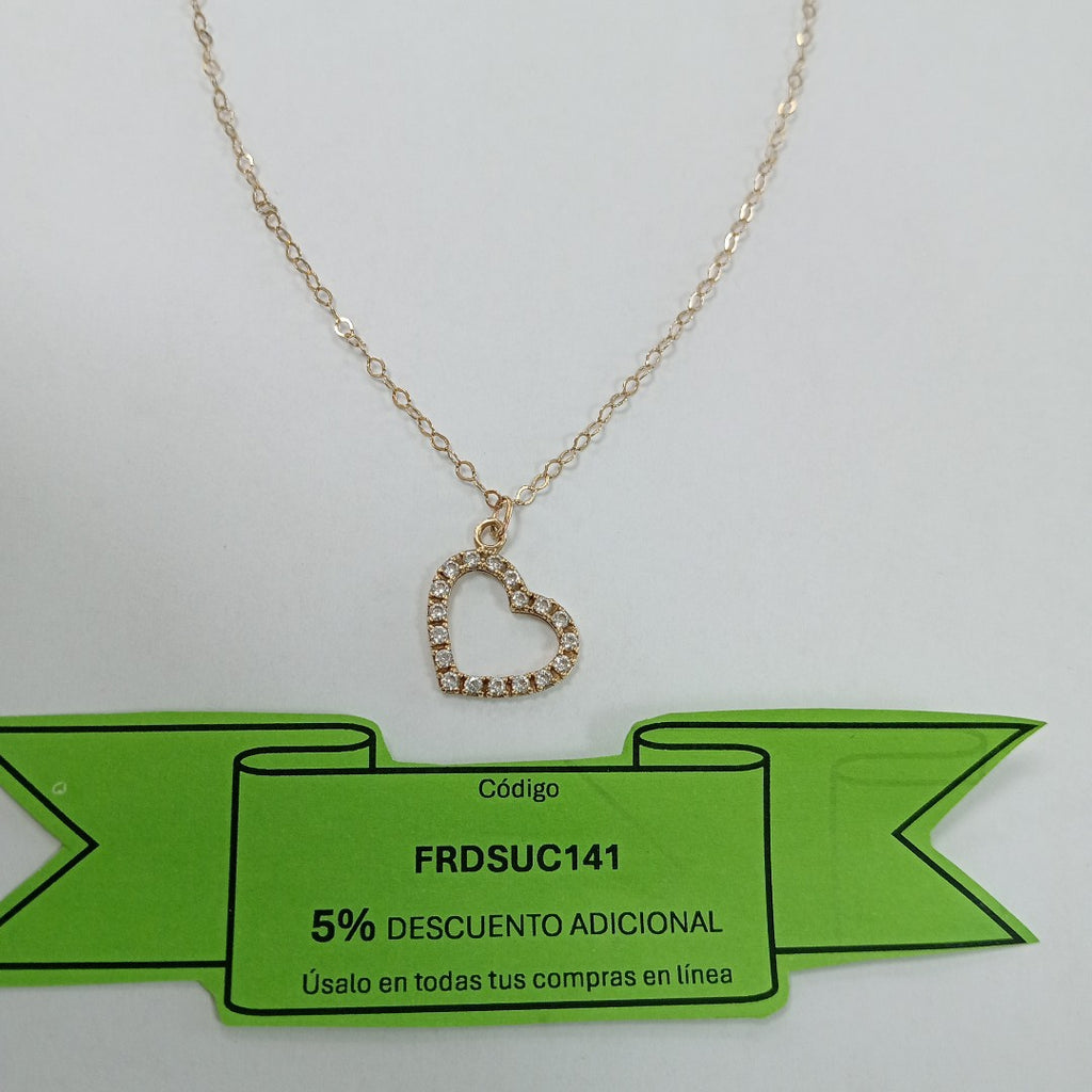 CADENA, DIJE ORO 14 K 1.9 GRMS (SEMINUEVO)