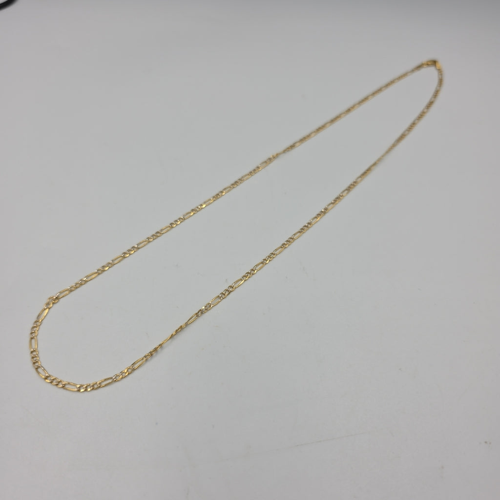 CADENAS TEJIDO 3X1 ORO 14K 55 CM 4.9 GR (NUEVO)