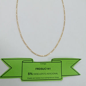 CADENA ORO 14 K 1.8 GRMS (SEMINUEVO)