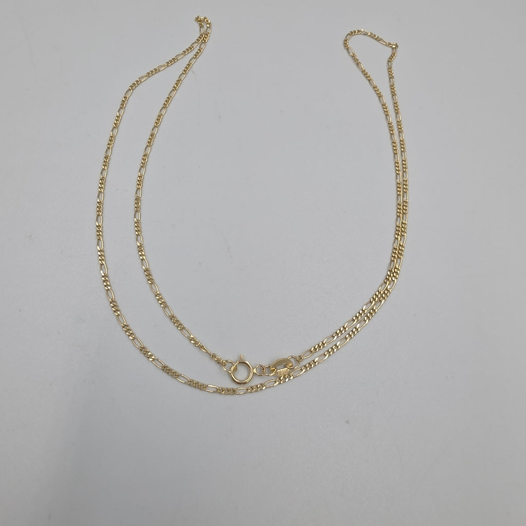 CADENAS TEJIDO 3X1 ORO 14K 55 CM 2.6 GR (NUEVO)