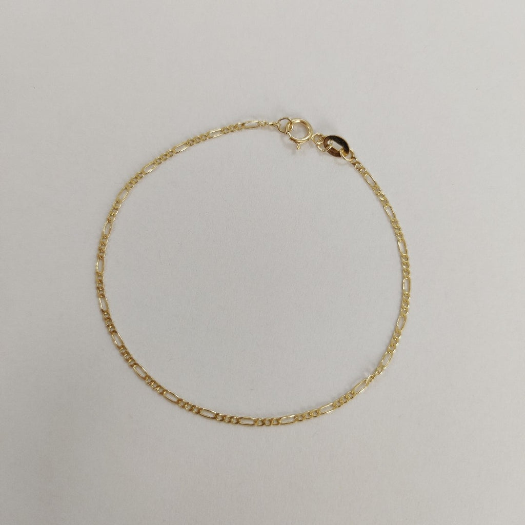 PULSERAS TEJIDO 3X1 ORO 14K 16 CM 0.9 GR (NUEVO)