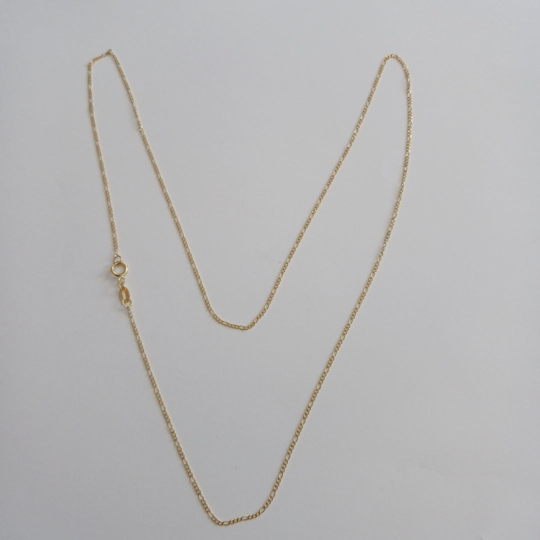 CADENAS TEJIDO 3X1 ORO 10K 60 CM 1.5 GR (NUEVO)