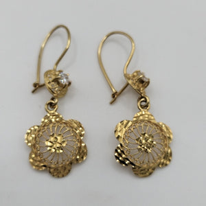 ARETES PAR ORO 10 K 3,30 GRMS (SEMINUEVO)