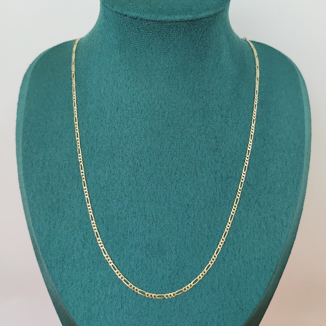 CADENAS TEJIDO 3X1 ORO 10K 50 CM 3 GR (NUEVO)