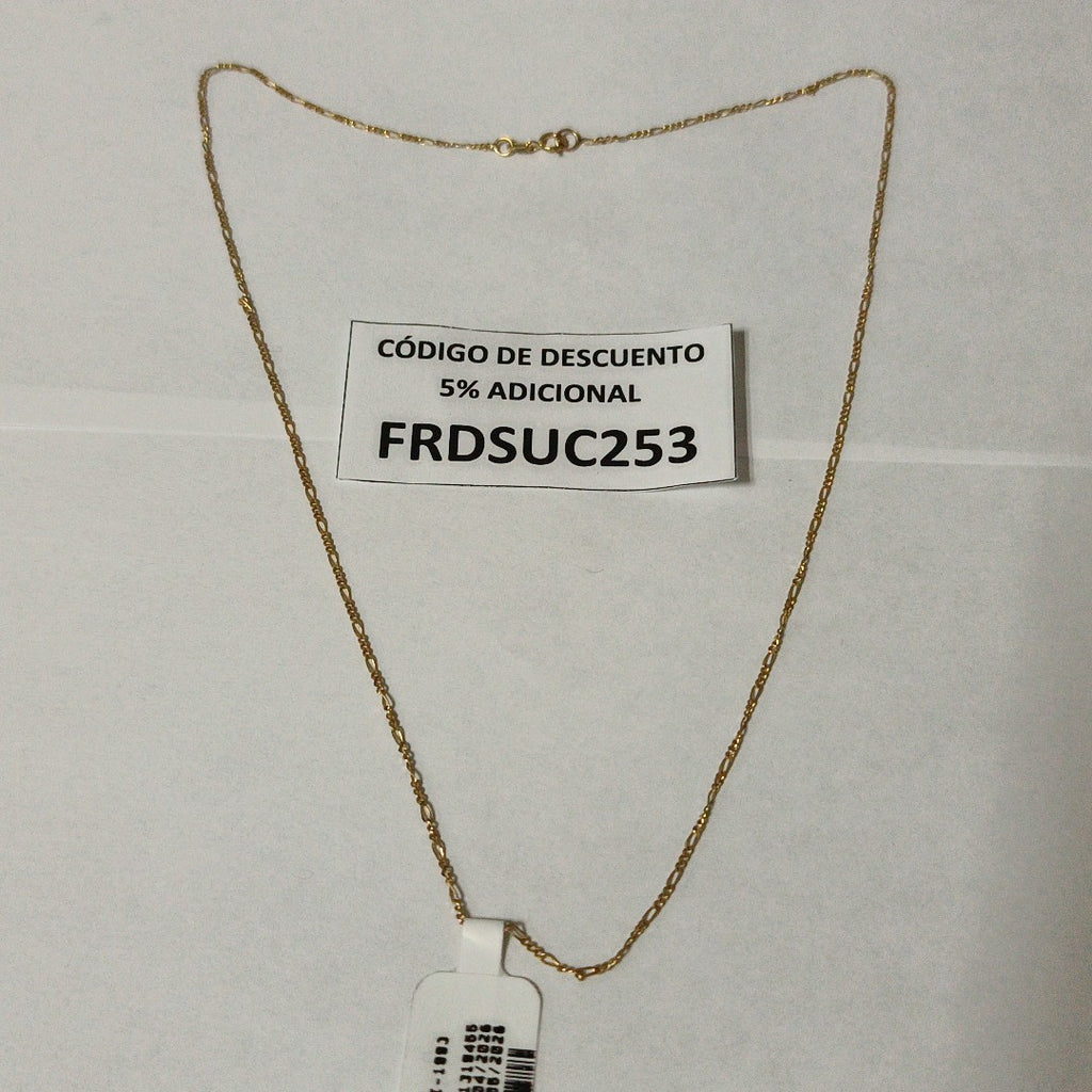 CADENA ORO 14 K 1.3 GRMS (SEMINUEVO)