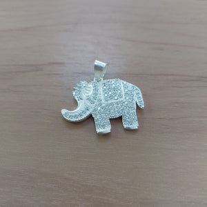 DIJE ELEFANTE C/CIRCONIAS PLATA .925 5.4 GR (NUEVO)