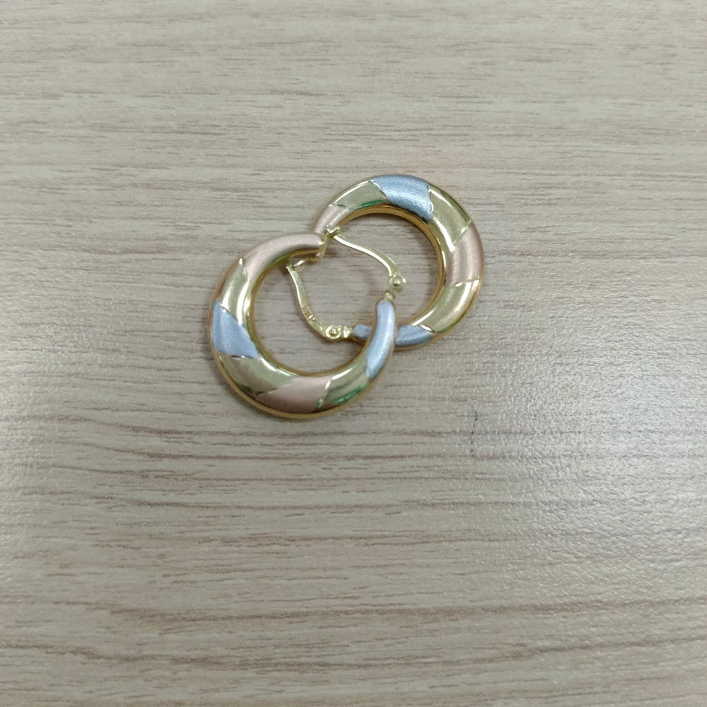 ARRACADAS PAR ORO 14 K 2.6 GRMS (SEMINUEVO)