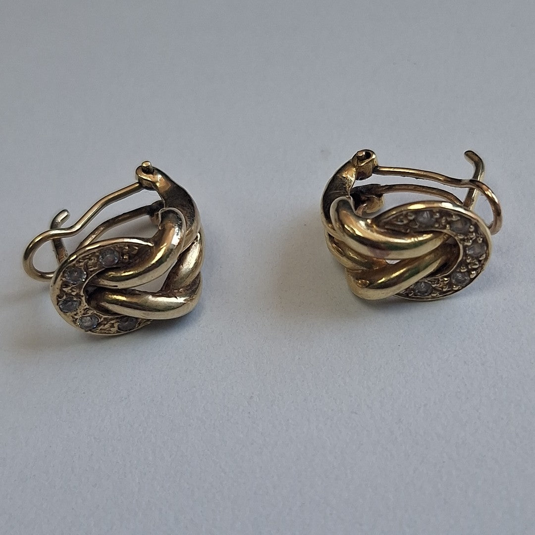ARETES PAR ORO 14 K 5.6 GRMS (SEMINUEVO)