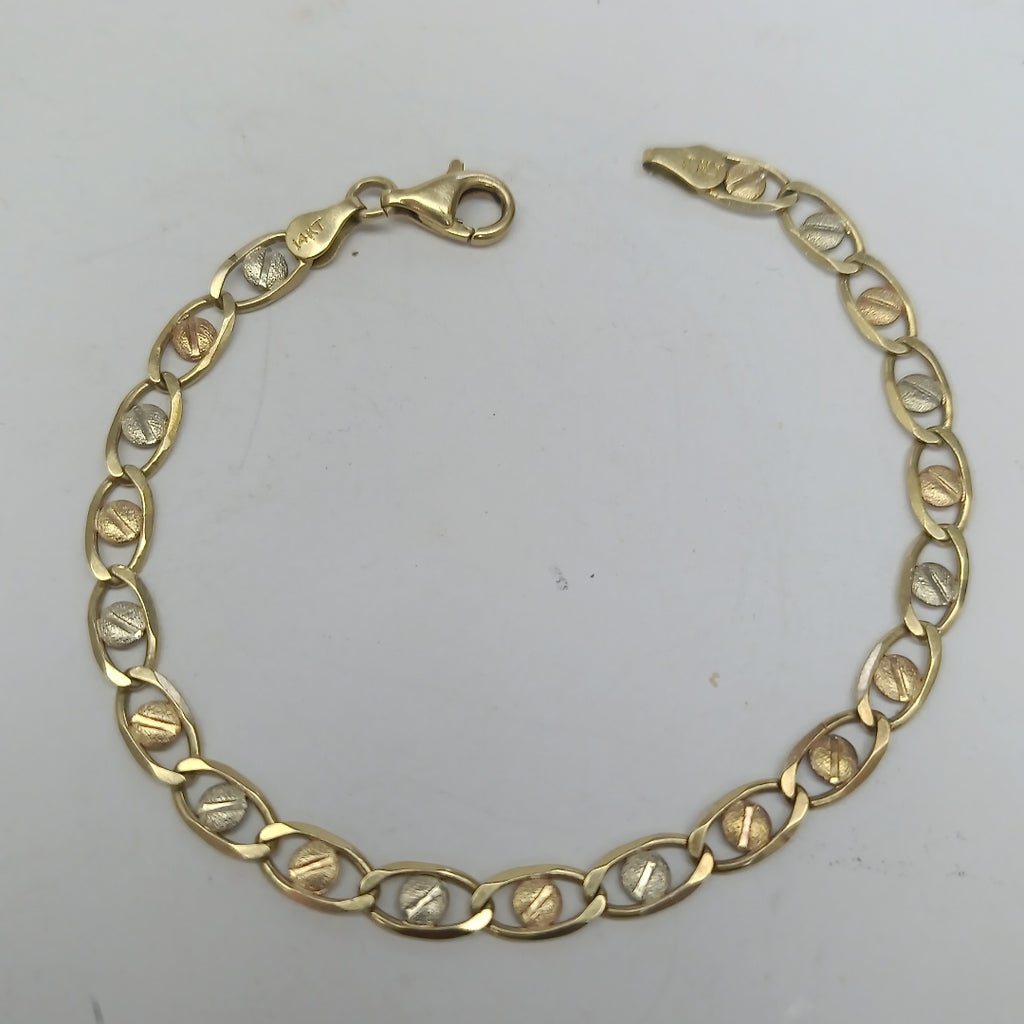 PULSERA ORO 14 K 6.1 GRMS (SEMINUEVO)