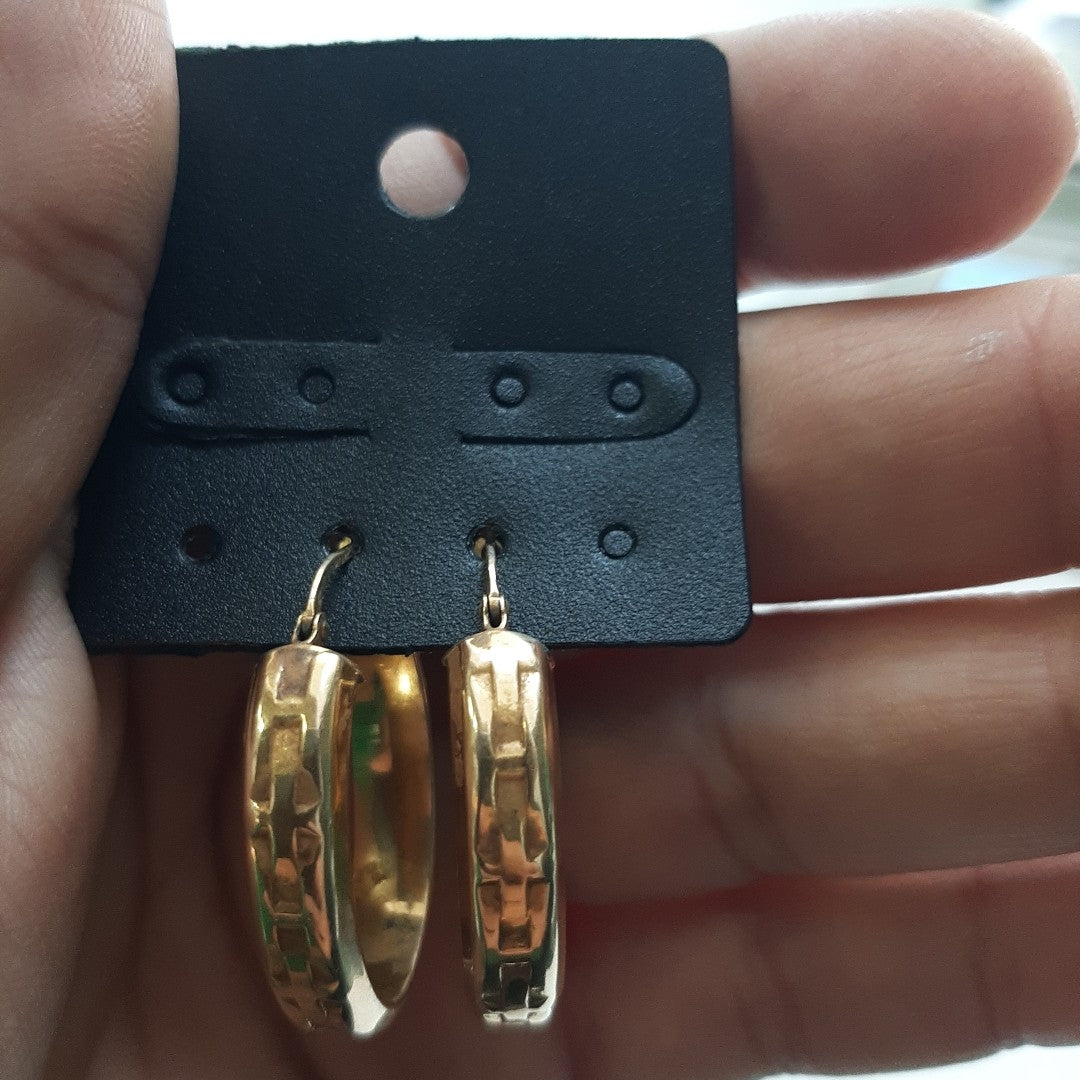 ARRACADAS PAR ORO 10 K 3.5 GRMS (SEMINUEVO)
