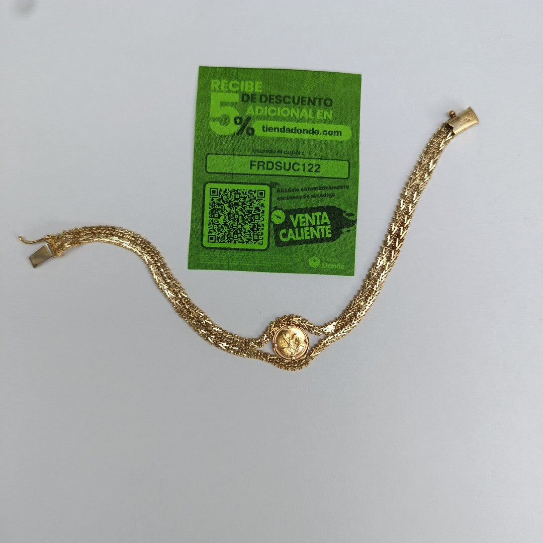 PULSERA ORO 14 K 12.4 GRMS (SEMINUEVO)