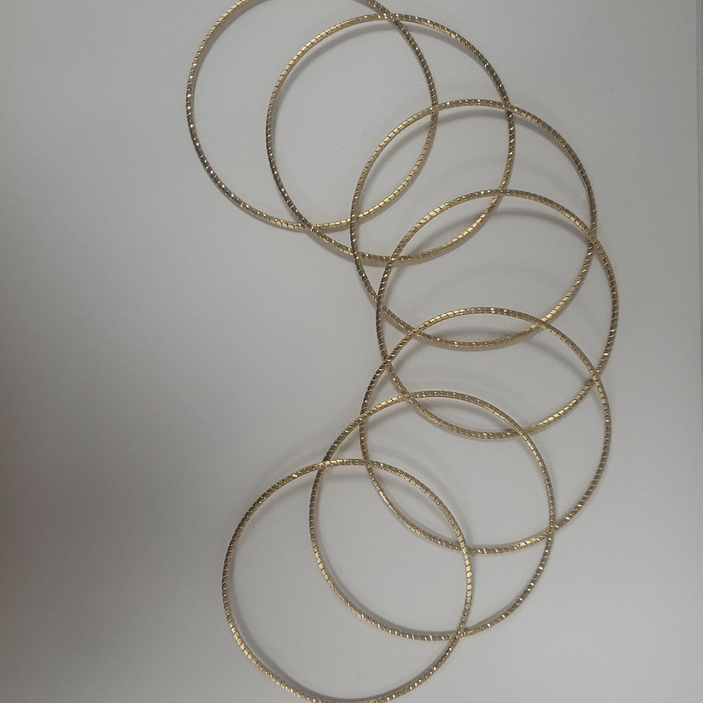 SEMANARIO DE PULSERAS ORO 14 K 29.4 GRMS (SEMINUEVO)