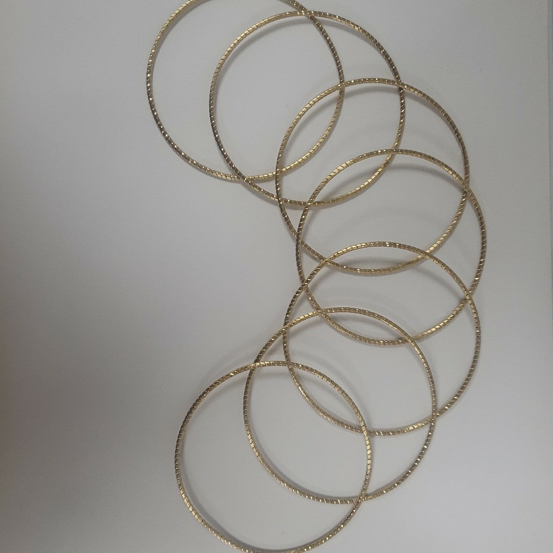 SEMANARIO DE PULSERAS ORO 14 K 29.4 GRMS (SEMINUEVO)