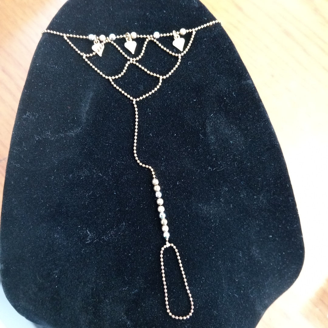 PULSERA ORO COMBINADO 14 K 4,90 GRMS (SEMINUEVO)