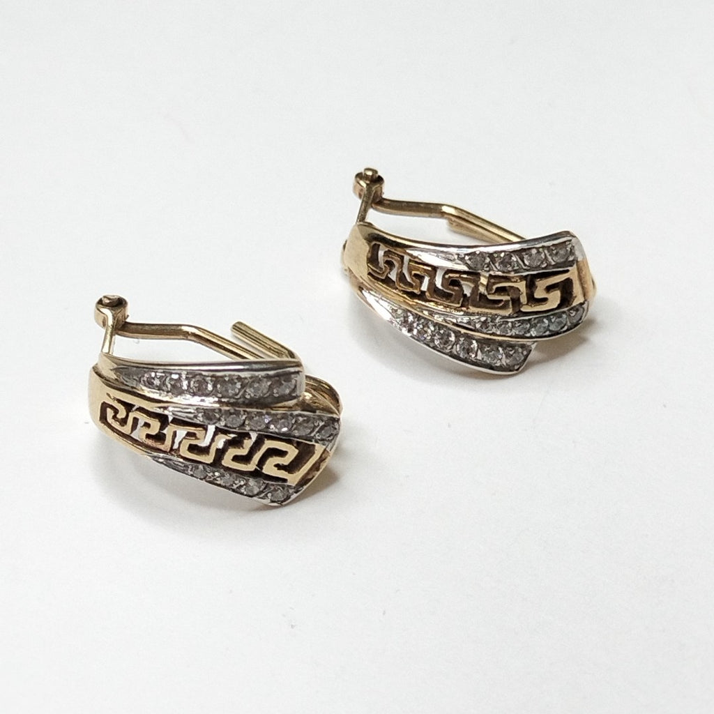 ARETES PAR ORO 14 K 4.6 GRMS (SEMINUEVO)